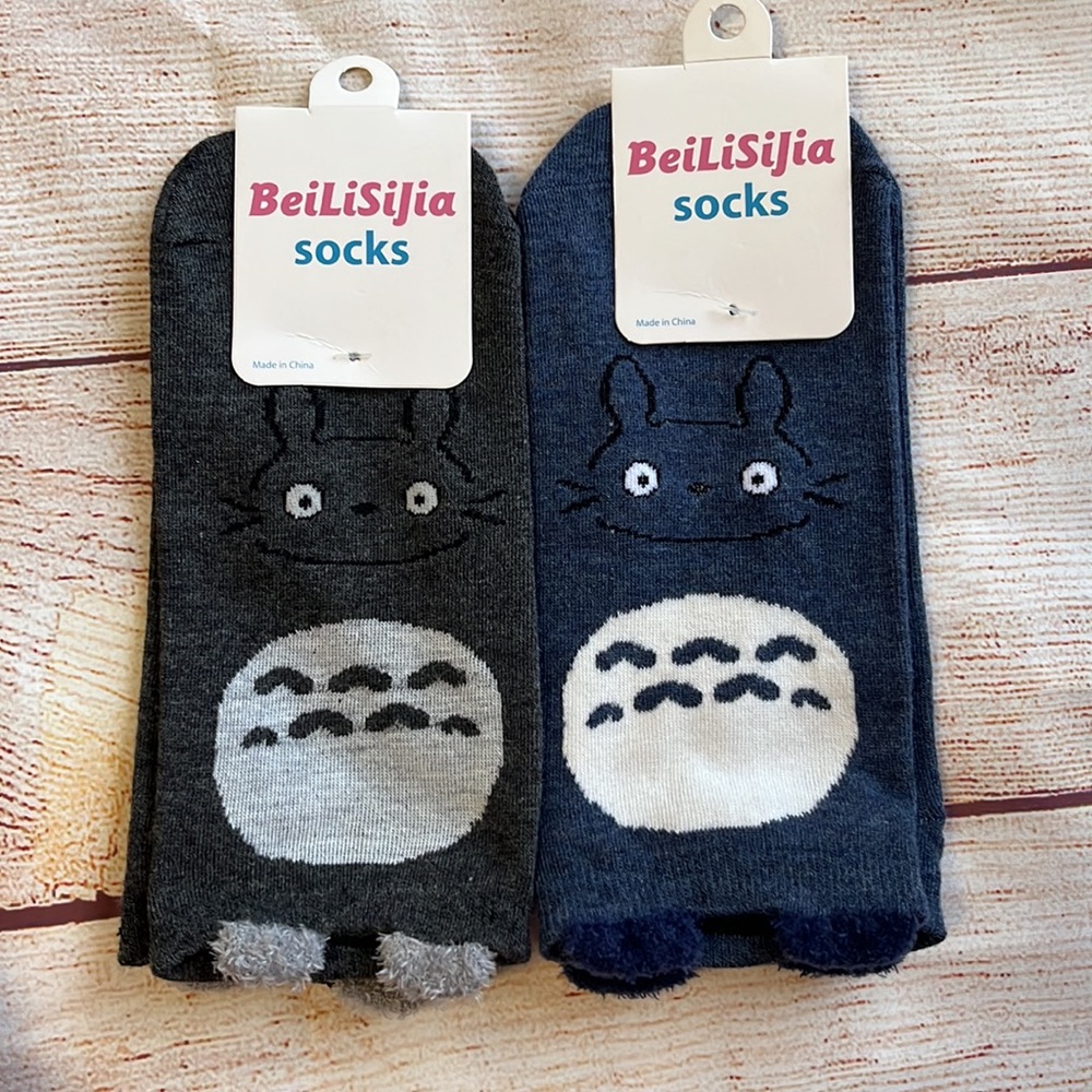 Totoro socks 2-pairs